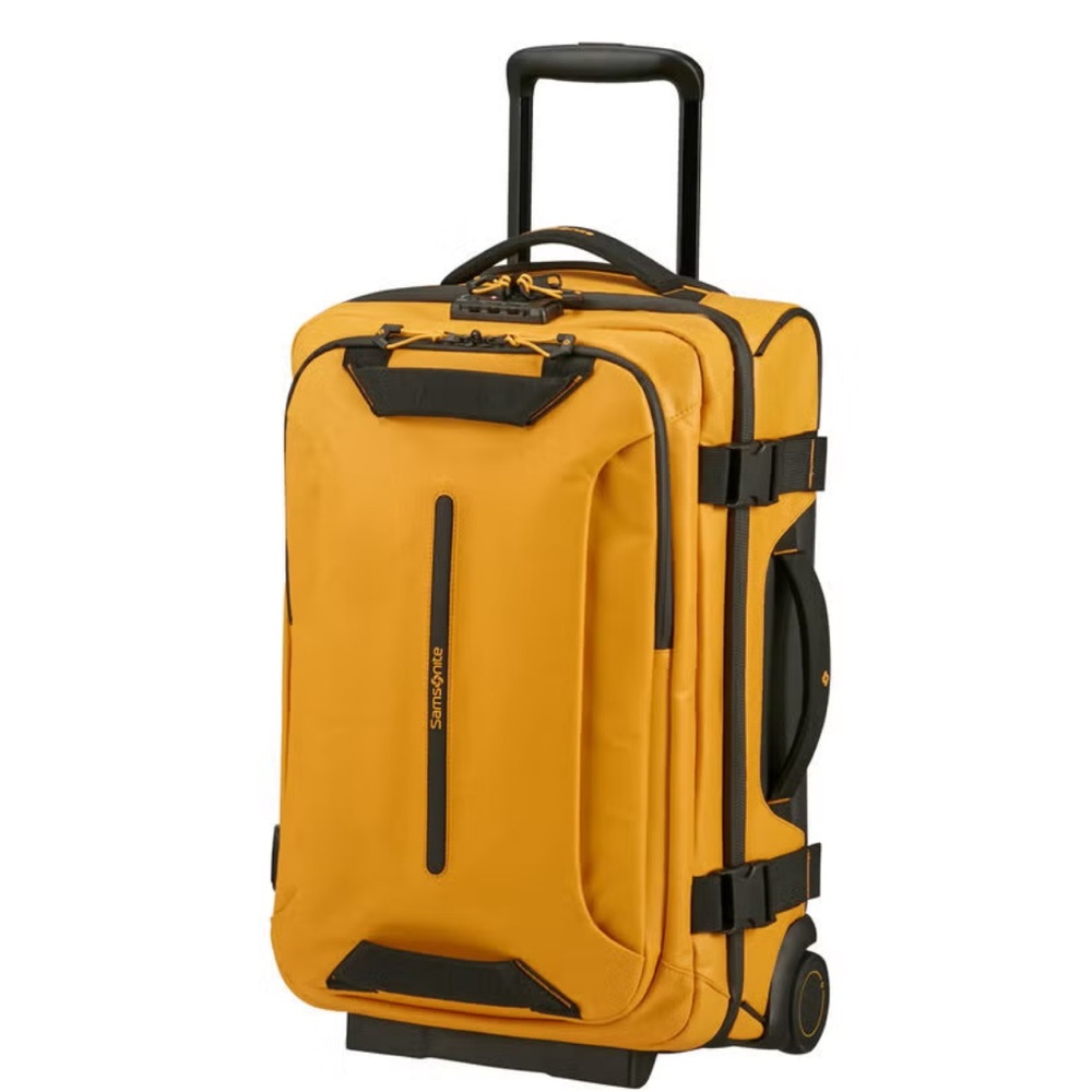 Samsonite Ecodiver 21" Expandable Tilt Carry-On Duffle YELLOW NWT